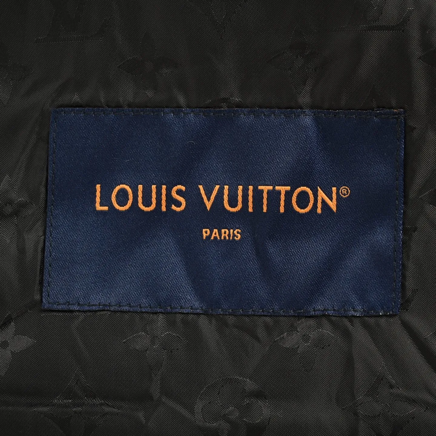 Louis Vuitton/Louis Vuitton 24Fw leather sherpa stand collar jacket